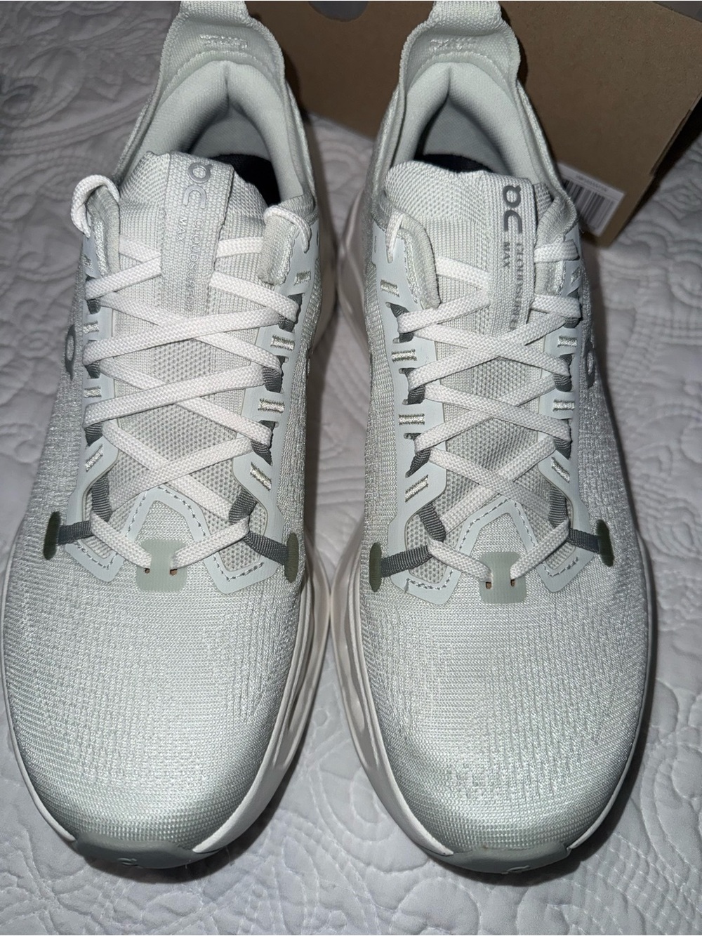 On Running Cloudnova Athletic Sneakers - White & Light Gray - Picture 7 of 7